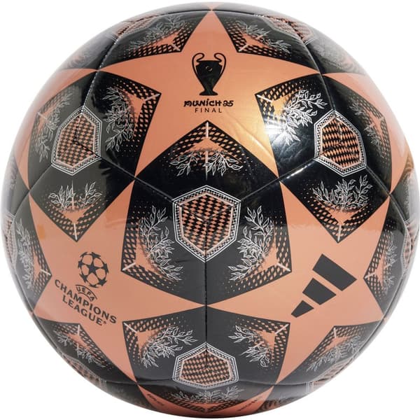 Adidas - UEFA Champions League Football Size 5 - black/silver/orange