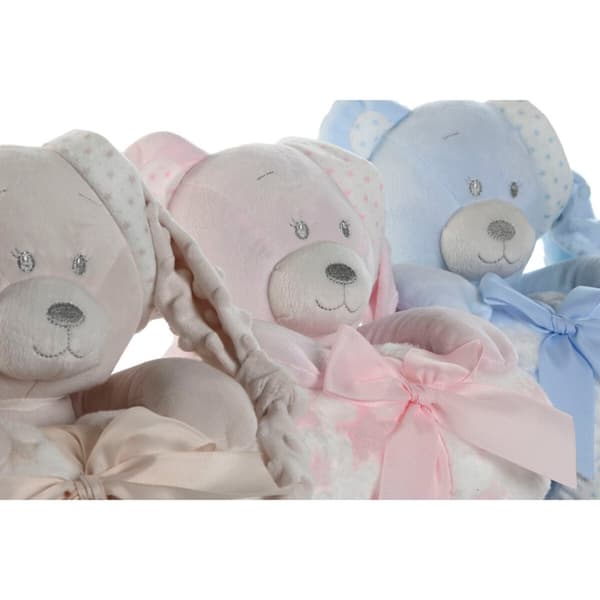 Baby-kit Home ESPRIT Blå Beige Rosa Polyester (3 antal)