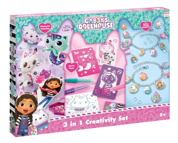 Totum - Gabbys Dollhouse 3 in 1 Creative set (TT420366)