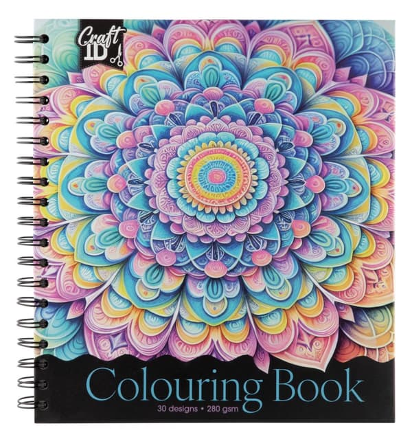 Craft ID - Colouring book - 30 designs - Mandala (CR5027/GE)