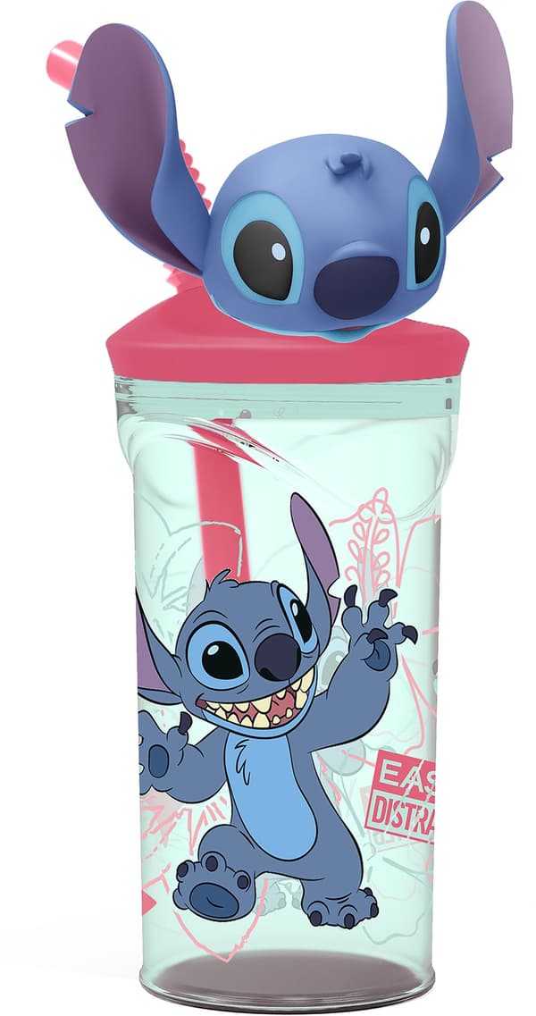 Stor - STITCH 3D figurine tumbler bottle - 360 ml