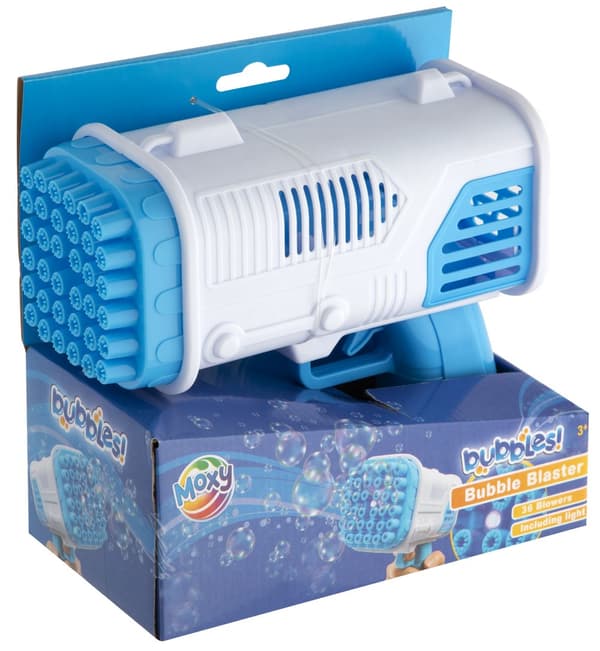 Moxy - Bubble Blaster 36 Blowers incl. light - Blue (600044)