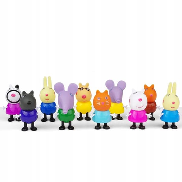 PEPPA PIG STORT SET MED FIGURINER FÖR BARN 14 DELAR