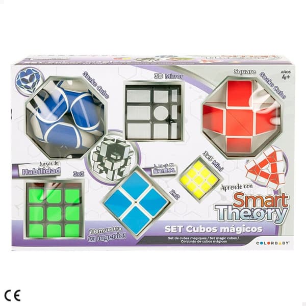 Rubiks kub Colorbaby Smart Theory 6 Delar