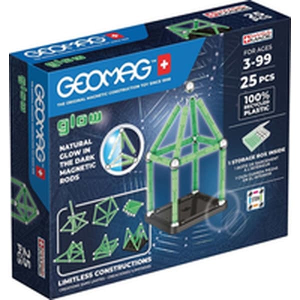 Playset Geomag Glow Recycled 25 Delar