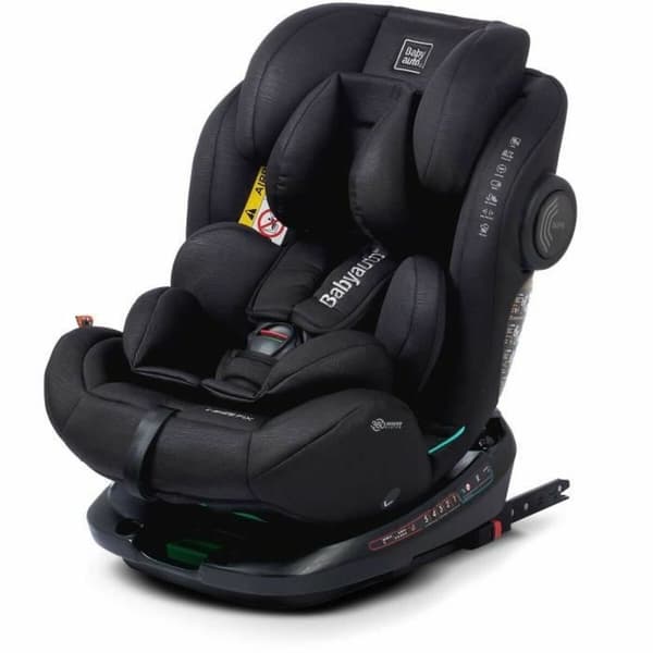 Bilstol Babyauto GYRO BLACK LINE EMBOSSED Svart 0 (de 0 a 10 kilos) I (9 - 18 kg) II (15-25 kg) III (22 - 36 kg) Barn ECE R129