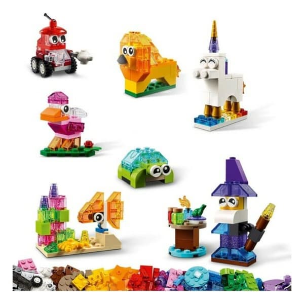Construction set Classic Transparent Bricks Lego 11013 Multicolour