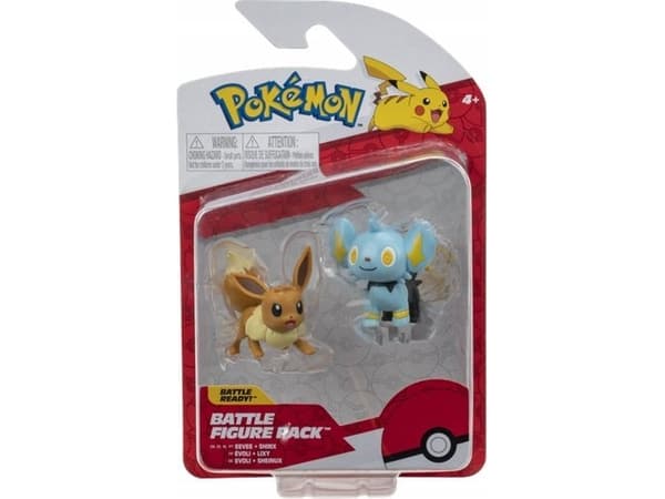 POKEMON BATTLE FIGURE SHINX AND EEVEE