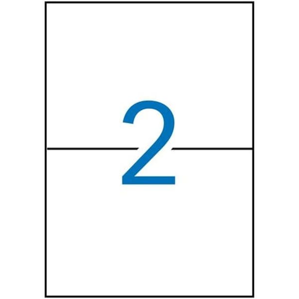 Självhäftande etiketter Apli 1264 100 Blad 210 x 148 mm Vit