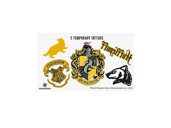 Hufflepuff lippalakki med slips