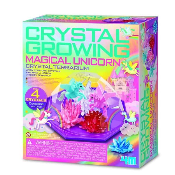 4M - Crystal Growing / Magical Unicorn Crystal Terrarium - (4M-03928)