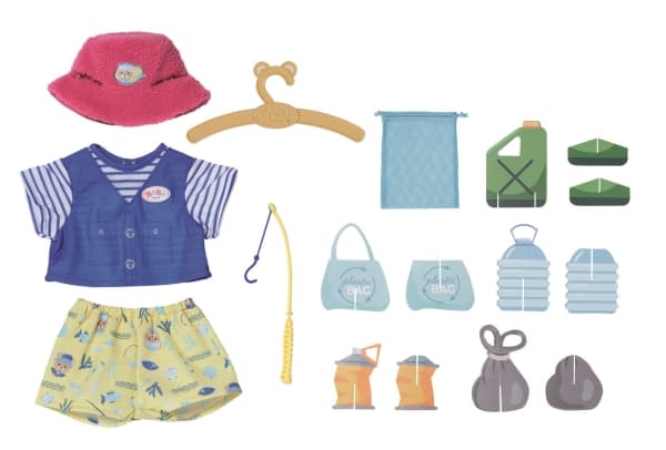 BABY born Bear Fisherman Outfit