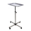 Miniatyrbillede 2 af 2: Justerbar Højde Salon Trolley, Aluminiumslegering, Universelle Hjul,Sølv
