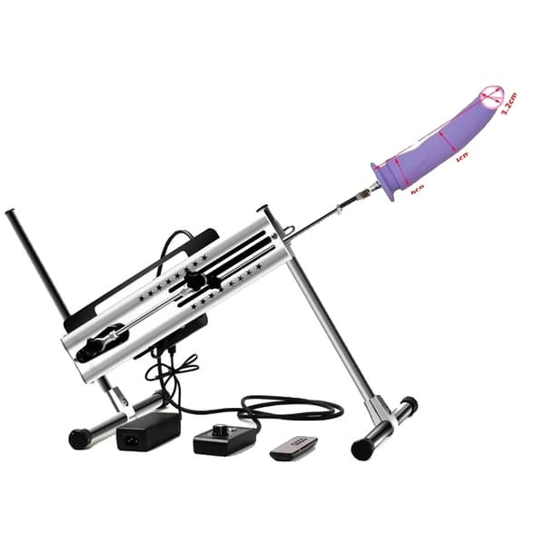 Sexmaskine, Kraftfuld 120w Motor, Bærbar Strap-On Design, T02 Fjernbetjening