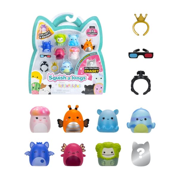 Squishalongs - 2.5 cm 8 Pack S2 - Style 2