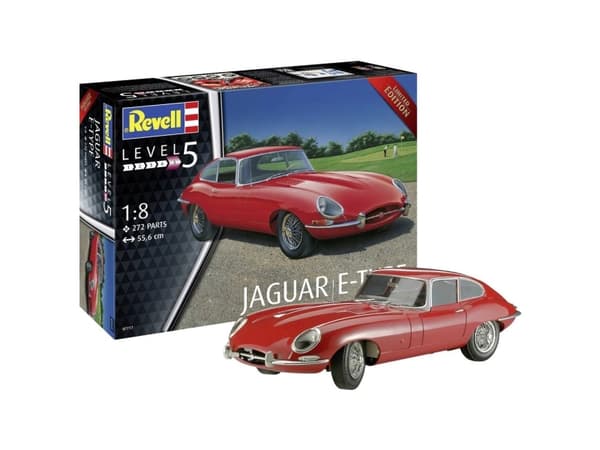 Revell 07717 Jaguar E-Type bilmodell byggesett 1:8 (07717)
