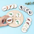 Miniatyrbillede 1 af 6: OBOSOE Livscyklusdiagram i træ – dyre- og planteudvikling, læringspuslespil med klistermærker
