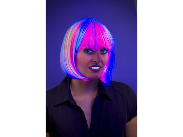 Rainbow UV paryk