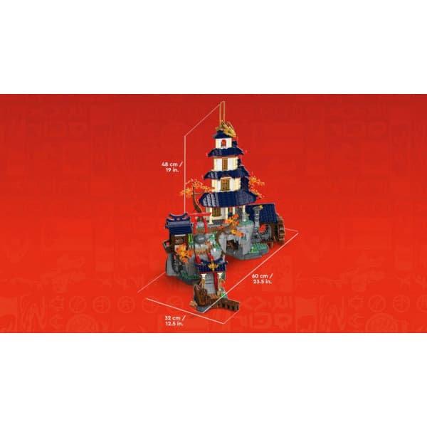 LEGO NINJAGO 71814 Turnajaiset temppelikaupungissa