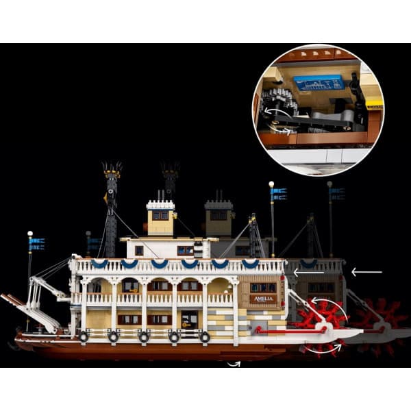 LEGO Ideas 21356 Ångbåt