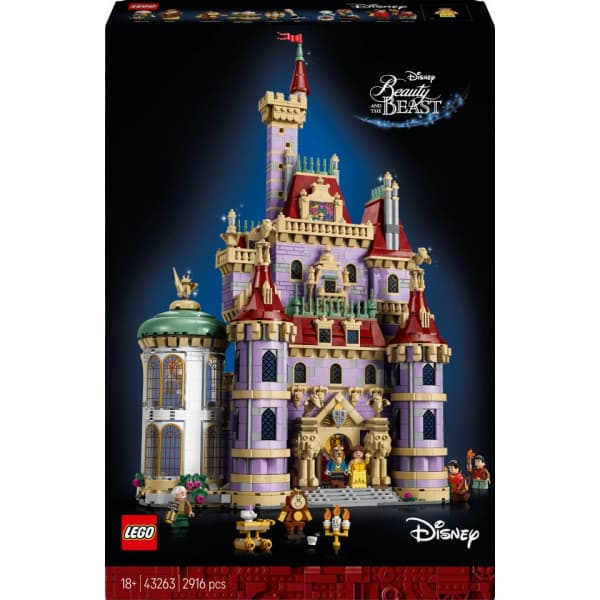 LEGO Disney Princess 43263 Kaunottaren ja hirviön linna