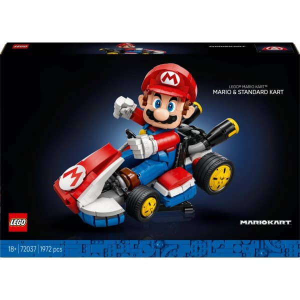 LEGO Super Mario 72037 Mario Kart: Mario och Standard Kart