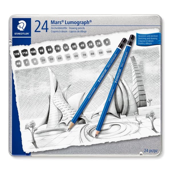 Staedtler - Mars Lumograph - 24 Pcs (100G24)