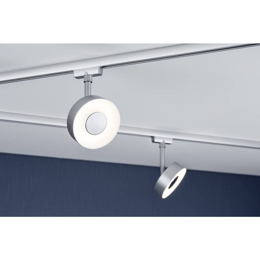 Högvolt-skensystem Paulmann Circle 95271 LED fast installerad N/A Max. effekt: 5 W Varmvit N/A