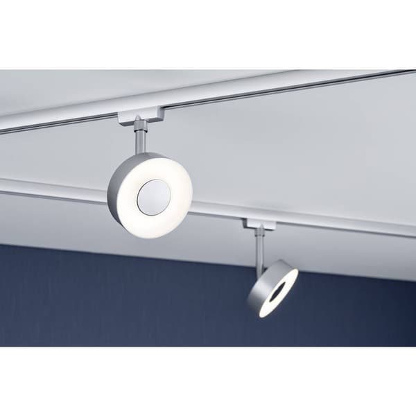 Paulmann Circle Högvolt-skensystem URail LED fast installerad 5 W LED Krom (matt) Krom