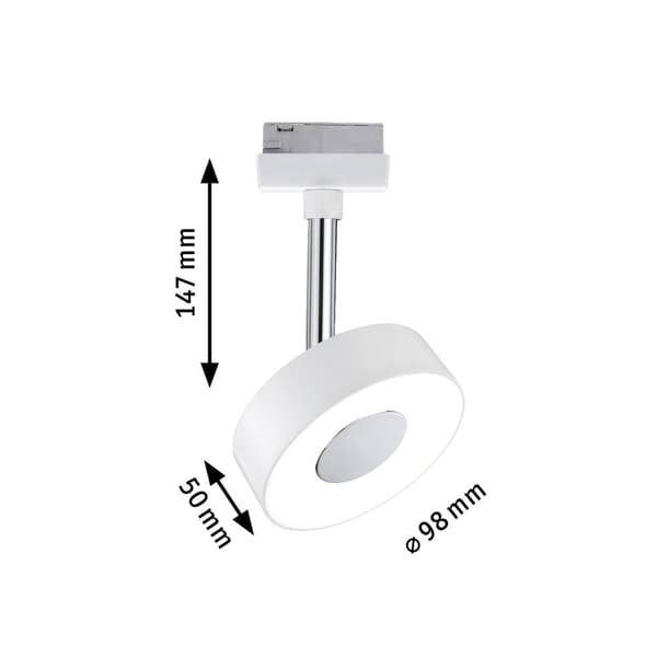 Paulmann Circle Högvolt-skensystem URail LED fast installerad 5 W LED Vit