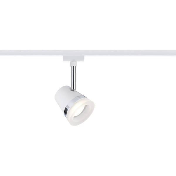 Paulmann Cone Högvolt-skensystem URail GU10 10 W LED Vit, Krom Krom, Vit