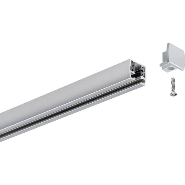 Paulmann 95496 Högspänningsystem-komponent Ändstycke Set 2 st Krom (matt)