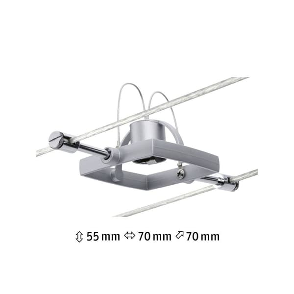 Paulmann Lågspänning-linsystem Universal GU5.3 10 W LED Krom (matt)
