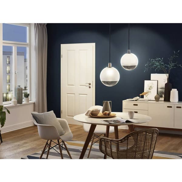 Paulmann Högvolt-skensystem 1-fasig E27 20 W LED Svart (matt), Krom