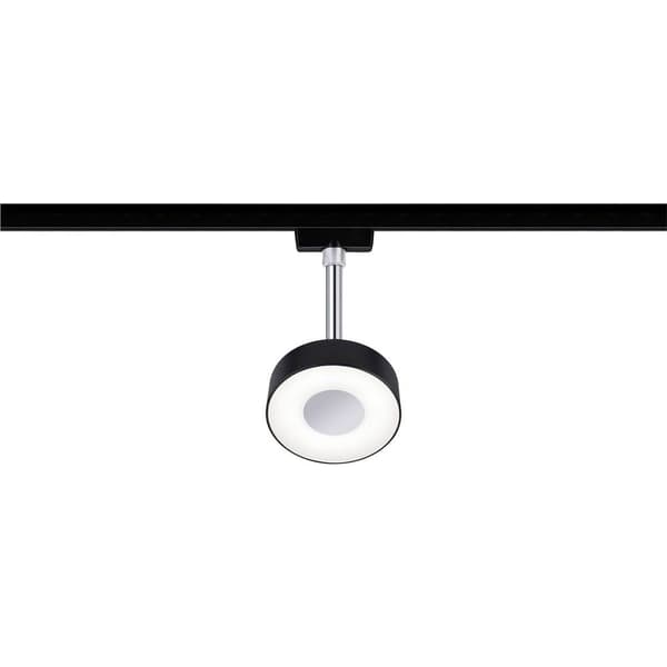 Paulmann Högvolt-skensystem URail LED fast installerad 5 W LED Svart (matt), Krom