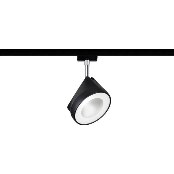 Paulmann Högvolt-skensystem URail LED fast installerad 14 W LED Svart (matt), Krom Svart, Krom