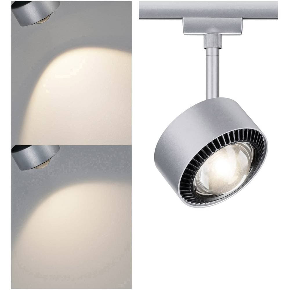 Högvolt-skensystem Paulmann Aldan 95519 LED fast installerad N/A Max. effekt: 9 W Varmvit N/A