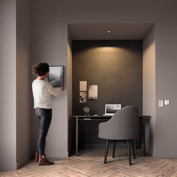 Philips Hue WA Milliskin Downlight Firkantet 5w Alu