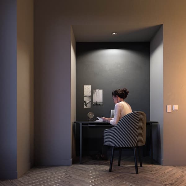 Philips Hue WA Milliskin Downlight Firkantet 5w Alu