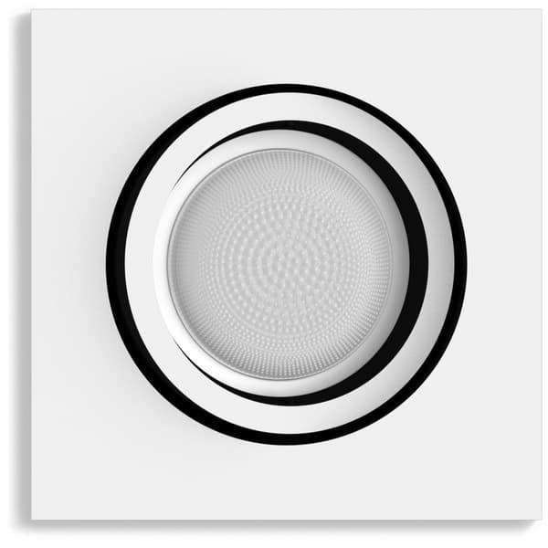 Philips Hue WA Milliskin Downlight Firkantet 5w Hvit