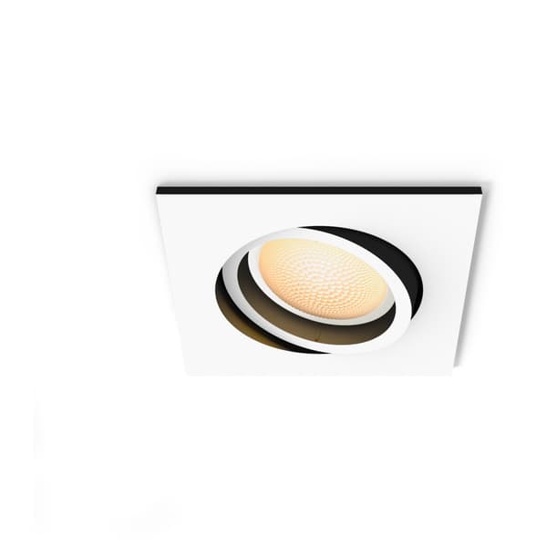 Philips Hue WA Milliskin Downlight Firkantet 5w Hvit