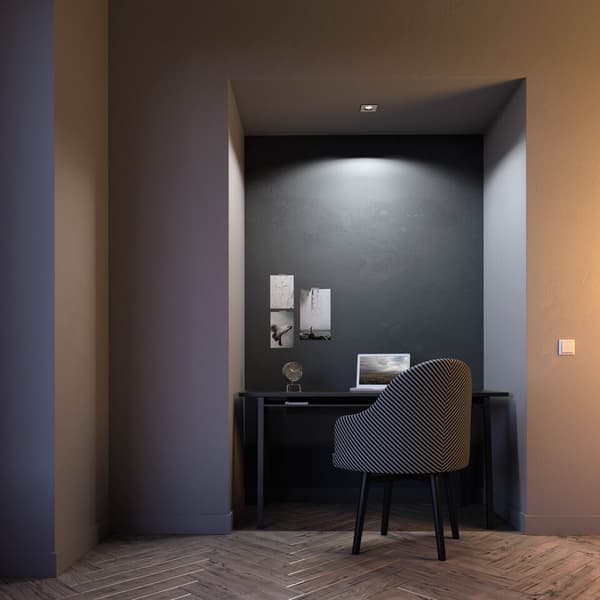 Philips Hue WA Milliskin Downlight Firkantet 5w Hvit