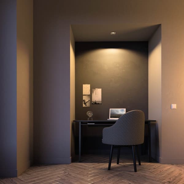 Philips Hue WA Milliskin Downlight Firkantet 5w Hvit