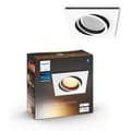 Miniatyrbilde 1 av 11: Philips Hue WA Milliskin Downlight Firkantet 5w Hvit