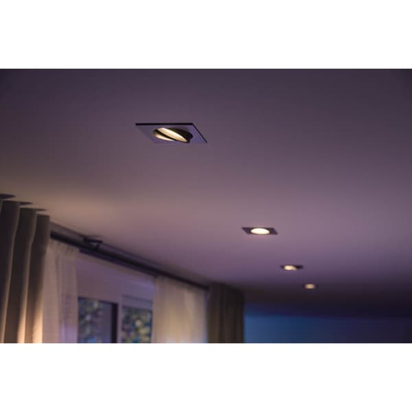 Philips Hue WCA Centura Downlight Firkantet 5,7W Alu
