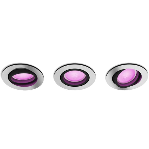 Philips Hue WCA Centura Downlight Rund 3x5,7W Alu