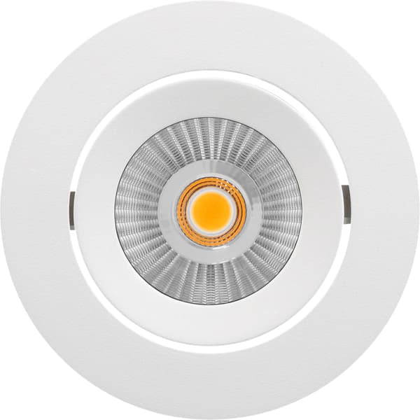 Namron Alfa reflektor Downlight 10W matt hvit