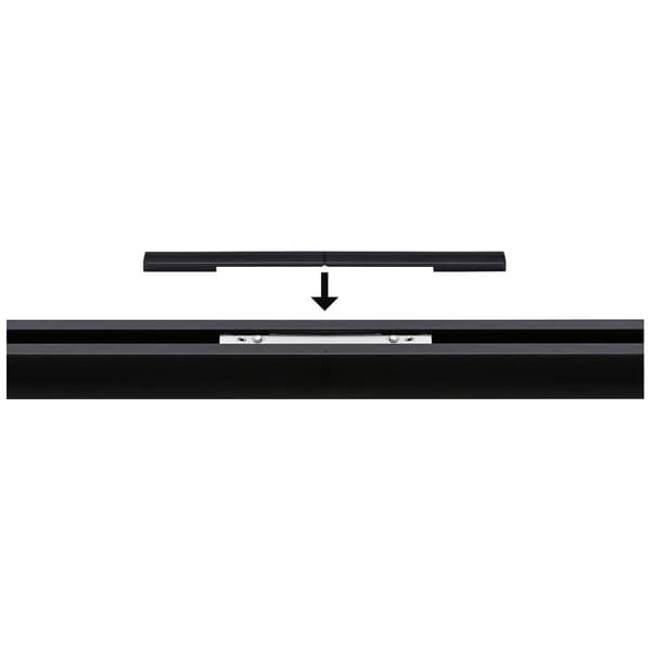 Paulmann Cover Connector-Inlay 95554 Högspänningsystem-komponent Täcklist Svart, Transparent