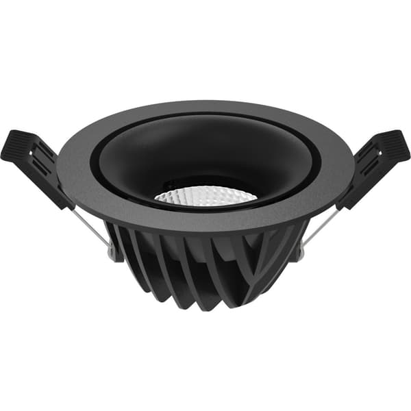 J&EL Aura downlight 9W matt sort