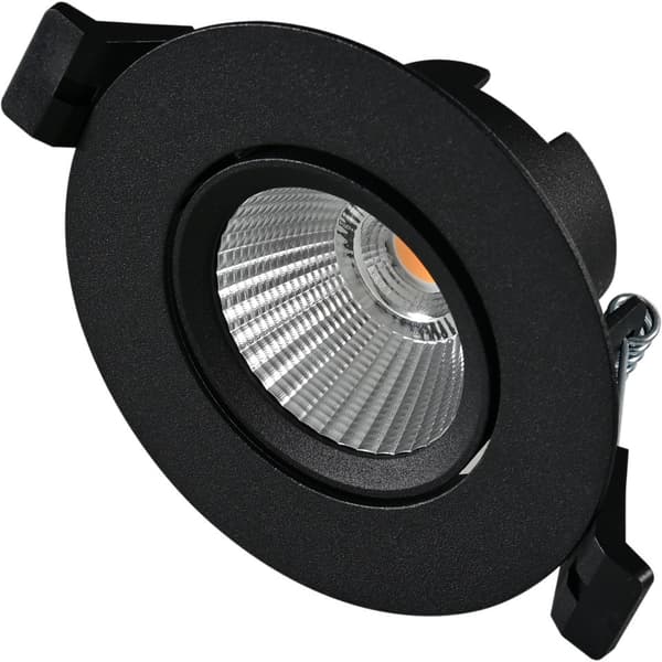 Namron Alfa Eco Downlight 8W matt sort
